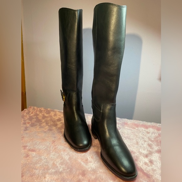 J. Crew Classic Riding  Boots w/Buckle - Picture 3 of 15